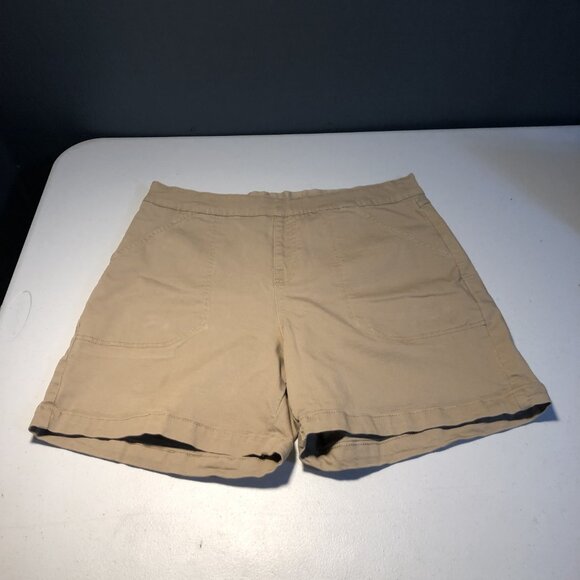 Nautica Jeans Women's Tan Shorts Size L - Picture 12 of 12